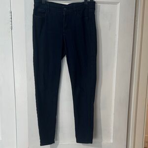 LOFT Dark Denim Skinny Jeans